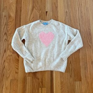 Cece Girls Sequin Heart Sweater, Size S/M